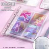 Álbum de Tarjetas de 4 Rejillas Transfronterizo Estilo Ins Álbum de Almacenamiento de Fotos Polaroid de 3 pulgadas Álbum de Colección de Tarjetas tipo Abanico Gran Capacidad A5