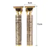 Kemei Cortapelos Profesional Km-T9 Metal Recortadora de Cabeza de Aceite Herramienta Eléctrica para Cortar el Cabello