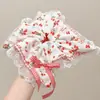 Colección de scrunchies de verano: versátiles ligas coreanas para el cabello, cuerdas para el cabello estilo universitario fresco, accesorios elásticos para el cabello, accesorios para la cabeza para mujeres