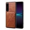 Denior Es Adecuado para la Popular Funda Protectora Sony Xperia 5 Iv de Imitación de Cuero con Patrón de Cocodrilo Funda de Cuero 5Iii Funda para Teléfono Móvil