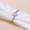 Anillo creativo de moda con incrustaciones de circonitas micro de cobre y oro transfronterizo para mujer de Europa y Estados Unidos