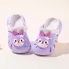 Zuecos de Verano Little Deer Milly 2026 Nuevos Dibujos Animados Ligeros Pantuflas para Bebés Niños y Niñas Sandalias de Casa para Interiores