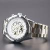 Reloj mecánico automático hueco para hombre, estilo boutique, resistente al agua, estilo retro, reloj de negocios con encanto, de élite.