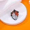 Popular Europeu e Americano Desenho Animado Fofo Criativo Liga Metálica Série Coração Broche Personalizado Bolsa Joia Emblema em Forma de Coração