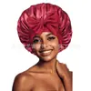 Amazon Explosiones Paté Lazo Cinta Seda Imitación Ala Ancha Ducha Lunar Gorro Belleza Peluquería Diadema Gorro de Noche Grande