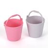 Bañera Mini para Muñecas Bañera de Juguete para Niños Juego de Simulación Playa Juguete para Jugar con Agua Accesorios Cubo de Fuga de Arena Arena de Hierro Juego de Tres Piezas