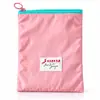 Bolsa de Maquiagem Macaron Selecionada Cuidadosamente para Mulheres, Portátil, Fina, Color Block, Bolsa de Armazenamento para Cabos de Dados, Necessaire para Batom