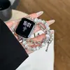 Adecuado para S10 Apple Watch Applewatch9 Reloj con Corona Retro iWatch Pulsera de Piedra Ojo de Gato Metálico
