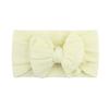 Accesorios para el cabello de nuevo estilo europeo y americano de jacquard de nailon suave, lindas diademas para niños, diademas elásticas suaves para bebés europeos y americanos