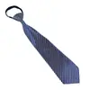 Corbata de Hombre 8cm Formal Nudo Hecho a Mano Sin Nudos Cremallera Camisa de Mujer Negocios Gama Alta Estampada Azul Oscuro Rojo Negro