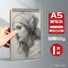 Mini Cuaderno de Bocetos Espiral de Tapa Dura Engrosada Portátil para Estudiantes de Arte, Cuaderno de Bocetos Rápidos para Estudiantes de Primaria, Cuaderno de Dibujo 32K
