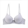 Sutiã liso sem costura com logo em chinês e inglês tamanho grande com bojo underwear feminino cor sólida com aro de aço macio sutiã fino