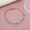 Nuevo Pulsera Retro Corazón de Océano, Personalizada, Sencilla, Fresca, Dulce, Versátil, Joyería de Lujo Ligero y de Alta Gama