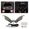Suministro Exclusivo Transfronterizo de Ojos de Diablo Dinámicos con 11 Modos, Luces Decorativas LED USB Delanteras y Traseras para Coche Ojo Grande Kazilan