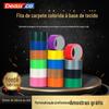 Fita Adesiva Colorida de Alta Aderência Personalizada Fita de Ducto Lado Único Sem Rastros Janela À Prova de Vento À Prova d'Água Casamento Exposição Fita para Carpete