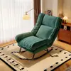 Mecedora de Sofá Perezoso, Silla de Salón de Ocio para Tomar el Sol, Silla de Ocio para Balcón en Casa, Se Puede Recostar y Dormir, Mecedora de Salón