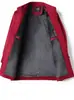 Traje de Inverno Masculino Tradicional Chinês com Forro de Lã, Conjunto de Jaqueta de Algodão Engrossada para Meia-Idade e Idosos, Jaqueta de Pai, Casaco de Algodão, Roupa Externa para Idosos