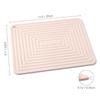 Tapete Escorredor de Silicone Tapete Isolante de Cozinha Tapete de Silicone Resistente a Altas Temperaturas Tapete Anti-Escaldante Tapete Protetor de Bancada Tapete Escorredor Grande Antiderrapante