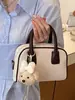 Bolsa de Ombro Shuai Mi para Axila 2026 Nova Moda Tendência Estilo Coreano Bolsa de Bowling Grande Capacidade Bolsa de Ombro