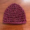 Gorro de Crochet para Mujer Hecho a Mano Red para el Cabello Gorra para Peluca Gorro de Red sin Costuras Color Sólido Gorra para Cuidado del Cabello Gorro para Dormir Bolsa de Red Kufi