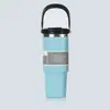Estilo Americano Sencillo/Doble Bebida Portátil para Coche Taza de Acero Inoxidable con Aislamiento al Vacío Taza Cubo de Hielo para Coche Portátil para Exteriores Nuevo Modelo