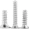 Parafusos Auto-atarraxantes de Cabeça Chata Escareada de Aço Inoxidável 304 M2M3M4 Parafusos Auto-atarraxantes de Cabeça Chata Parafusos para Ventoinha de Gabinete Kb