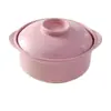 Tigela Criativa de Macarrão Instantâneo Sabor Trigo com Tampa Tigela de Sopa para Estudantes Utensílios de Mesa Marmita Tigela de Macarrão Instantâneo Copo de Macarrão Instantâneo Venda Direta da Fábrica