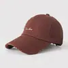 Gorra de Bordado de Letras Pequeñas Sencilla Estilo Coreano para Mujer, Gorra de Béisbol Versátil Casual para Primavera y Verano, Gorra con Visera de Protección Solar