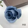 Simulação de cabeça de camélia enrolada diy botão de rosa pequeno único material para cocar grampo de cabelo feito à mão parede de flores acessórios
