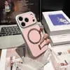 Capa de Couro Vegetal com Janela Grande para iPhone 17 Pro Max, Capa Magnética para Celular, Capa Protetora Anti-Queda com Furo de Precisão para Apple 16
