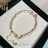 Pulsera de jade Hetian, diseño DIY de jadeíta, pulsera de nicho de lujo ligero con accesorios de perlas, adorno de mano Hetian de jade con múltiples tesoros
