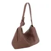 Bolso de Mano tipo Bolso de Hombro para Mujer, Cruzado, Gama Alta, Nicho, Perezoso, Gran Capacidad, Piel de Vaca Genuina, Bolso para el Brazo