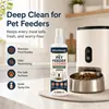 KineShineX Alimentador Automático para Mascotas Limpiador Máquina de Alimentación Tazón y Fregadero Limpiador en Spray para Eliminación de Manchas