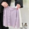 Moda de Alta Qualidade Roupas Femininas Infantis Casuais Bebê Suéter de Tricô Fino de Seda de Gelo Proteção Solar Roupas para Ar Condicionado Jaqueta Cardigan