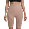 Calça de Yoga Cintura Alta Sem Costura Estilo Europeu e Americano, Shorts Levanta Bumbum Bumbum de Pêssego, Justa ao Corpo, Antiderrapante, Emagrecedora, Calça Esportiva Sem Costura