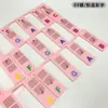 Adesivos de Piano Populares Transfronteiriços Silicone Universal Identificação para Iniciantes Partitura Adesivos de Notas Coloridas Acessórios de Piano Adesivos de Notas