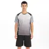 Uniformes de Fútbol de Manga Corta y Trajes Deportivos de Comercio Exterior Transfronterizo de Amazon Personalizados para Adultos y Niños, Uniformes de Competición y Uniformes de Entrenamiento