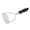 Amazon manual acero inoxidable prensa patatas machacador prensa patatas prensa ajo utensilio cocina