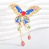 Moderna Broche de Mariposa Nuevo y Creativo, Broche de Gama Alta Exquisito y Elegante, Pin de Ropa de Color Esmaltado de Gama Alta