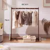 Perchero para niños, de pie, para dormitorio, perchero para ropa de bebé, uso doméstico, perchero de ropa y sombreros de madera maciza, estante de almacenamiento para jardín de infantes
