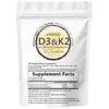 Fábrica en stock Cápsulas de Vitamina D3 K2 180 vitaminaD3 K2 Suplemento Softgel