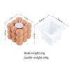 Molde de Silicona Transfronterizo Bola Mágica Vela Bola Multicapa Cubo de Rubik Vela de Aromaterapia Fabricante Europeo de Velas DIY Stock Listo