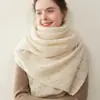Venta al por mayor del fabricante 100% Cachemir Suave y Liso Apto para la Piel Color Sólido Hueco Cálido Chal Bufanda de Cachemir Tejida para Hombres y Mujeres