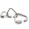 Anillo de conexión rápida de acero inoxidable 304, anillo de conexión, hebilla de pista, hebilla de eslabón, hebilla de cadena de montañismo, cerradura triangular Meilong