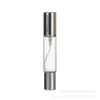 Frasco de Perfume Spray Roll-on de Uso Duplo em Estoque, Frasco Transparente de Vidro Âmbar Compacto Popular Portátil para Viagem