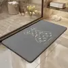 Nueva Alfombrilla de Suelo de Barro Diatomeas Dura de Secado Rápido para Baño, Alfombrilla Antideslizante Absorbente de Agua para Inodoro del Hogar, Alfombrilla de Baño a Prueba de Humedad