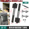 Riel para puerta oculta plegable hacia arriba accesorios de herraje para puerta mariposa puerta de aire acondicionado con apertura hacia arriba bisagra de puerta giratoria puerta de gabinete