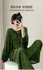 Pijama de Novo Estilo para Mulheres, Primavera e Verão, Calça de Manga Longa de Seda Algodão, Pijama Soltinho Preguiçoso de Tamanho Grande Fino para Casa