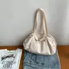 Bolsa de Viagem Portátil de Nylon para Mulheres 2026 Novo Estilo Coreano Casual Bolsa Tote de Bolinhas Grande Capacidade Bolsa de Ombro Tendência
