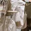 Conjunto de Dos Piezas de Moda Verano 2026: Chaleco Khaki Holgado y Pantalones de Pierna Ancha Versátiles para Niños y Niñas
